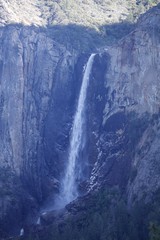 Upper Yosemite Fall Through Granite Cliffs
