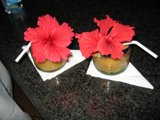 A Floral Touch to Our Refreshments