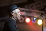 Man in Fedora Rocks Coachella Stage with Solo Performance