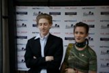 Fashionable Duo at Art Ride Premiere