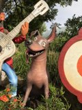 The Guitarist and His Furry Companion