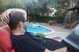 Relaxing by the Resort Pool