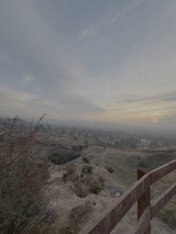 Misty Valley Vista from Wooden Overlook