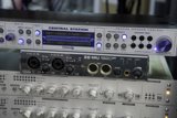 Digital Audio Interface and Mixer Close-Up