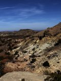Majestic view of the desert from the hilltop