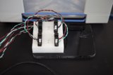 Micro Bio Chip with Attached Wires