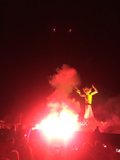 Fiery Performer Takes the Stage
