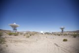 Majestic Radio Telescopes in the Desert