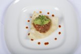 Meat and Sauce Tortilla Plate