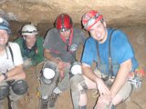 Four Hardhats on the Rocky Ground
