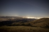 Silicon Valley Glow Beneath Fog From Mount Diablo