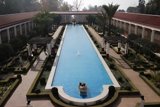 Aerial View of Roman Villa of the Nymphs Resort