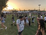 Sunset Crowd in the Field