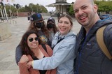 Friends Group Hug at Memorial Plaza