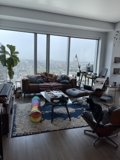 Cozy Living Room with A City View