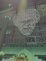 Spaceship Earth Geodesic Dome at Night