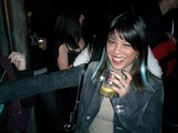 Blue-Haired Lady on a Night Out