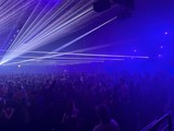 Laser Light Show at Electronic Music Concert
