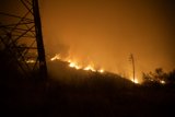 Station Fire Burns in the Distance