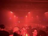 Skrillex and Four Tet Concert in Red Stage Lighting