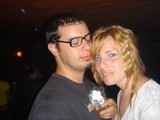 Couple Sharing a Moment at a Late Night Bar