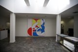 Large Painting Adorns Modern White Room