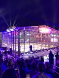 Nighttime Hockey Spectacle