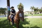 Horseback Riding at the Mayday Rally