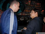 Chatting over drinks at the urban nightclub