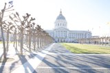 San Francisco City Hall Shining under the Sky