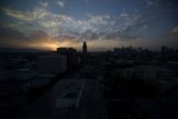 Los Angeles Glows with a Golden Sunset