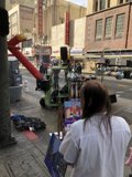 Street Artist at Work