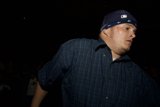 Hat and Blue Shirt