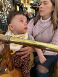 Carousel Joy with Mom and Baby
