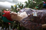 Holiday Nurse Elf Celebrates Christmas at Hospital