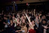 Spotlights on a Thrilling Nightclub Performance