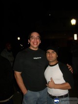 Nighttime Portrait with Two Men