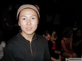Woman in Black Jacket at Urban Night Club