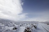 Frozen Desert Scenery