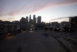 The Urban Skyline at Sunset