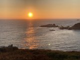 Sunset over the Pacific