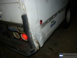White Truck with Red Light