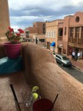 City Street View from Balcony