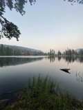 A Boat in the Serene Desolation Lake