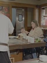 Family Dining at Asian Restaurant