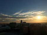 Sunset over the LA Skyline