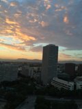 Sunset over the Los Angeles Skyline