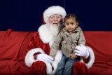 Santa Claus and the Little Girl