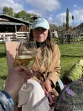 Sipping Wine in the Countryside