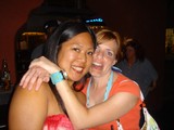 Two Friends Celebrating a Night Out Together